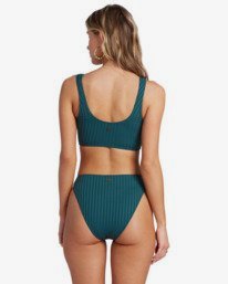 2 Sunny Rib Maui - Braguita de bikini de punto canalé para Mujer Verde V3SB08BIMU Billabong