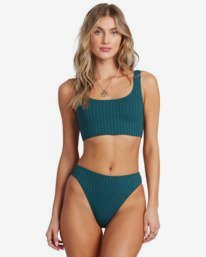 0 Sunny Rib Maui - Braguita de bikini de punto canalé para Mujer Verde V3SB08BIMU Billabong