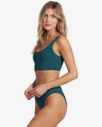 1 Sunny Rib Maui - Braguita de bikini de punto canalé para Mujer Verde V3SB08BIMU Billabong