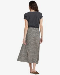 2 Flirty Daze - High Waist Midi Skirt for Women  V3SK01BIW0 Billabong