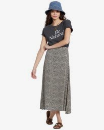 3 Flirty Daze - High Waist Midi Skirt for Women  V3SK01BIW0 Billabong