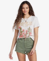0 Paradise Dreamin - T-Shirt for Women  V3SS07BIW0 Billabong