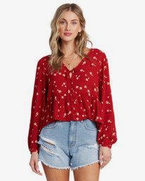 0 After Dark - Blusa a maniche lunghe da Donna  V3TP07BIW0 Billabong