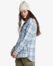 2 East Light - Long Sleeve Flannel Shirt for Women  V3TP12BIMU Billabong