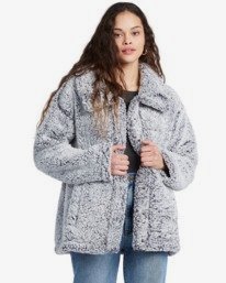 Billabong cozy down polar fleece jacket best sale