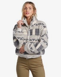 1 Time Off - Sherpa Fleece for Women Branco V3WA02BIW0 Billabong