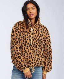 3 Time Off - Sherpa-Fleece f&uuml;r Frauen  V3WA02BIW0 Billabong