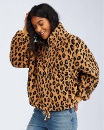 5 Time Off - Sherpa-Fleece f&uuml;r Frauen  V3WA02BIW0 Billabong