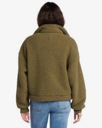 1 Grafton Button Through - Sherpa Fleece Jacket for Women  V3WA03BIW0 Billabong