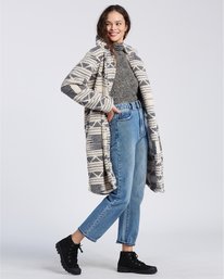 6 Montreal - Chaqueta polar larga  para Mujer Blanco V3WA06BIW0 Billabong