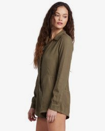 1 Gigi - Long Sleeve Playsuit for Women  V3WK01BIMU Billabong