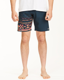 4 D Bah Airlite 19" - Recycled Board Shorts for Men Multi W1BS20BIP1 Billabong
