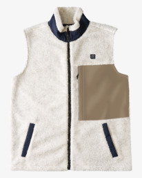 6 Adventure Division Canyon - Sleeveless Sherpa Body Warmer for Men  W1FL29BIP1 Billabong