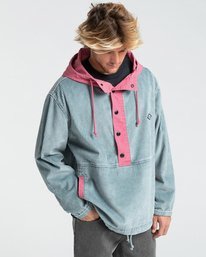 3 Bad Dog - Kord-Anorak für Männer Blau W1JK02BIP1 Billabong