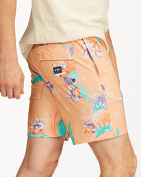 8 Sundays Stretch Layback 16" - Boardshorts for Men Orange W1LB04BIP1 Billabong