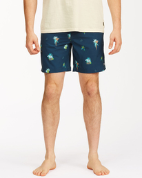 4 Sundays Stretch Layback 16" - Boardshorts for Men Grey W1LB04BIP1 Billabong
