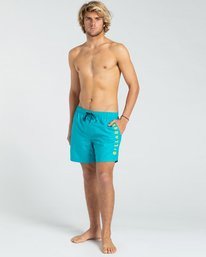3 All Day Heritage Layback 16" - Zwembroek voor Heren Blue W1LB13BIP1 Billabong