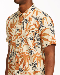 3 Adventure Division Kern Hemp - Short Sleeve Shirt for Men Beige W1SH08BIP1 Billabong