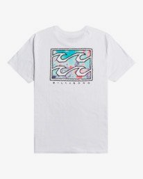 1 Crayon Wave - Camiseta para Hombre Blanco W1SS48BIP1 Billabong
