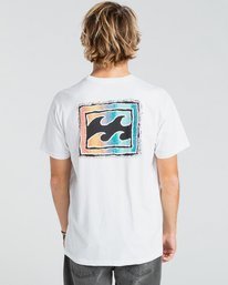 1 Crayon Wave - Camiseta para Hombre Blanco W1SS48BIP1 Billabong