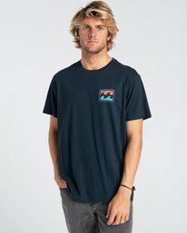 0 Crayon Wave - T-Shirt for Men Blue W1SS48BIP1 Billabong