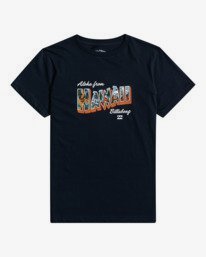 0 Greetings - T-shirt pour Garçon Bleu W2SS50BIP1 Billabong
