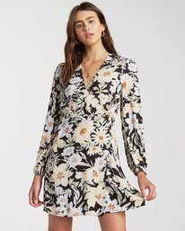 0 Lotta Love - Robe portefeuille courte pour Femme  W3DR36BIP1 Billabong