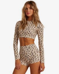2 Sweet Sands - Long Sleeve UPF 50 Cropped Rash Vest for Women  W3GY04BIP1 Billabong