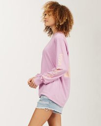 3 Surfadelic - Longsleeve für Frauen Blau W3LS01BIP1 Billabong