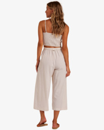 2 Sunset Beach - Cropped Wide Leg Trousers for Women  W3PT12BIP1 Billabong