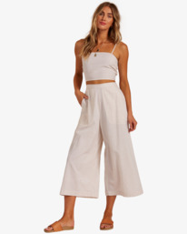 0 Sunset Beach - Cropped Wide Leg Trousers for Women  W3PT12BIP1 Billabong