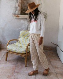 0 Checkmate - Pantalón de talle alto para Mujer  W3PT20BIP1 Billabong