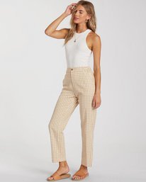 2 Checkmate - Pantalón de talle alto para Mujer  W3PT20BIP1 Billabong