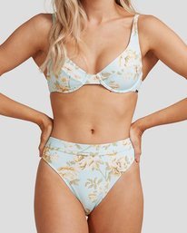 3 Laguna Maui Rider - Braguita de bikini para Mujer Verde W3SB84BIP1 Billabong