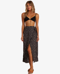0 Ocean Air - Wrap Midi Skirt for Women  W3SK06BIP1 Billabong