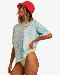 2 True Tie Dye - Camiseta de corte masculino para Mujer  W3SS06BIP1 Billabong