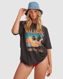 2 Born To Be - Oversized T-Shirt for Women  W3SS53BIP1 Billabong