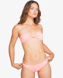 2 Sol Searcher Knotted Bandeau - Haut de bikini pour Femme Rose W3ST05BIP1 Billabong