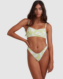 1 Sun Drenched Vintage - Top de bikini bralette para Mujer Verde W3ST90BIP1 Billabong