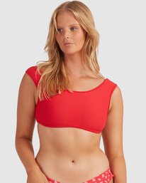 1 Love Days Bondi - Top crop de bikini para Mujer Beige W3ST91BIP1 Billabong