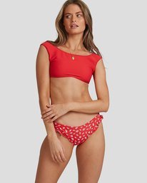 4 Love Days Bondi - Top crop de bikini para Mujer Beige W3ST91BIP1 Billabong