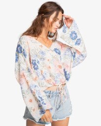 2 Honeymoon - Haut léger oversize pour Femme Marron W3TP01BIP1 Billabong