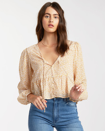 0 After Dark - Blouse met Lange Mouw voor Dames  W3TP05BIP1 Billabong