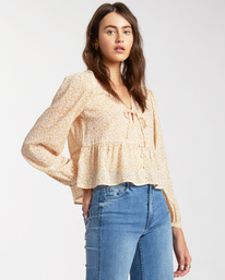 2 After Dark - Blouse met Lange Mouw voor Dames  W3TP05BIP1 Billabong