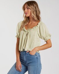 3 Sunny Skies - Top a maniche corte da Donna  W3TP17BIP1 Billabong