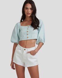 1 White Sand - Crop Top for Women  W3TP50BIP1 Billabong