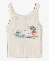 4 Vintage Postcard - Tank Top for Women  W3TT13BIP1 Billabong