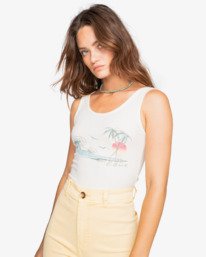 1 Vintage Postcard - Tank Top for Women  W3TT13BIP1 Billabong
