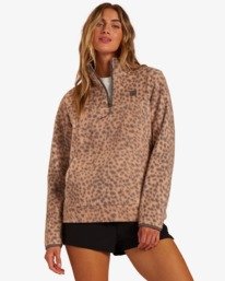 0 A/DIV Boundary - Sweatshirt mit Halbreißverschluss und Stehkragen für Frauen  W3WA20BIP1 Billabong