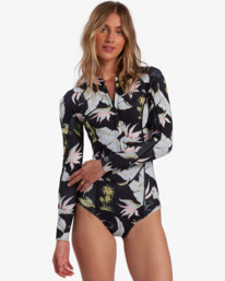 3 Surf Capsule Salty Dayz - Long Sleeve Springsuit for Women Black W42G53BIP1 Billabong